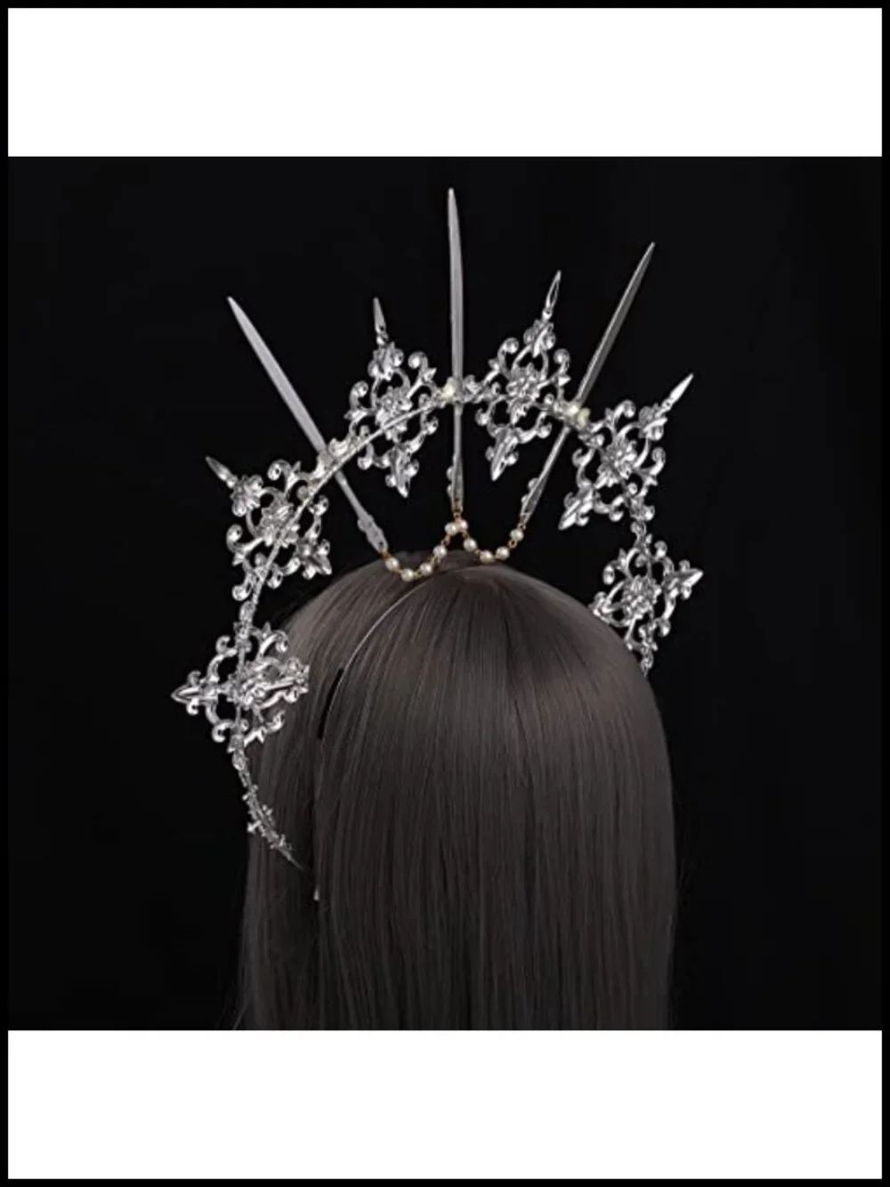 Halo Crown Goddess Headband Halloween Costume Headpiece Metal